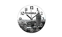 İstanbul Duvar Saat Kamera
